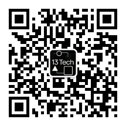 十三Tech 公众号二维码